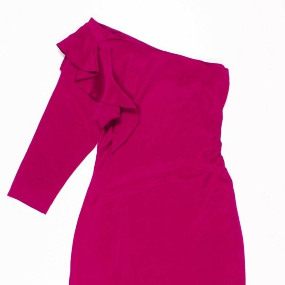 DVF one shoulder dress